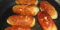 Сосиски в картошке – пирожки с начинкой из обжаренного (испеченного) пюре Сосиски с сырой картошкой в тесте