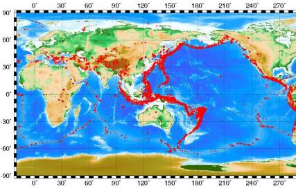 Мощные землетрясения в мире за последние пять лет (2004–2010)
